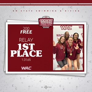 Image post by @nmstateswimdive on Instagram