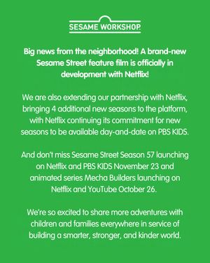 Image post by @sesamestreet on Instagram