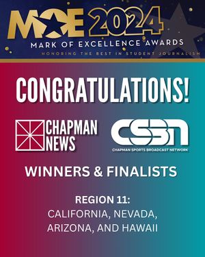 Image post by @chapmannews on Instagram