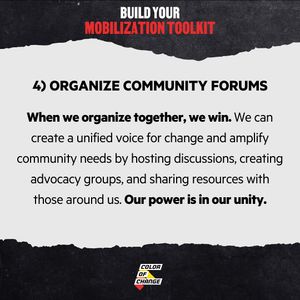 Image post by @colorofchange on Instagram