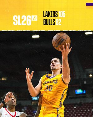 Image post by @Lakers on Twitter/X