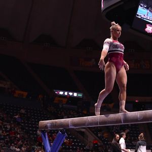 Video post by @OklahomaWGymnastics on Facebook