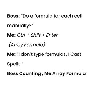 Image post by @excelforsuccess on Instagram
