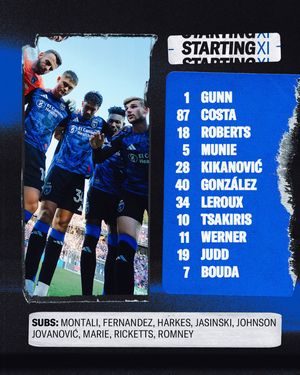 Image post by @sjearthquakes on Instagram