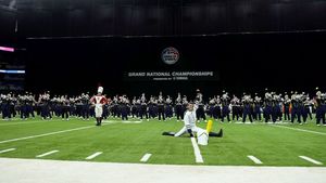 Video post by @umichband on Facebook