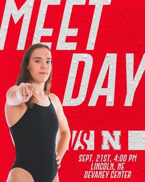 Image post by @huskerswimndive on Instagram