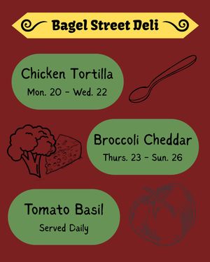 Image post by @bagelstreetdeli on Instagram