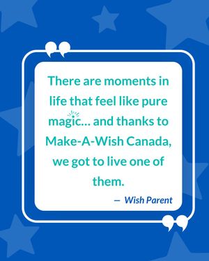 Image post by @makeawish_canada on Instagram