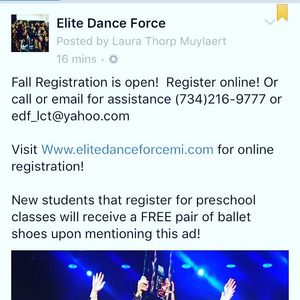 Image post by @elitedanceforcemi on Instagram