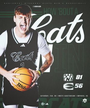 Image post by @NWBearcatMBB on Twitter