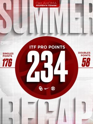Image post by @ou_wtennis on Instagram