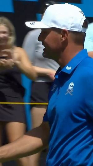 Video post by @livgolfleagueofficial on Facebook