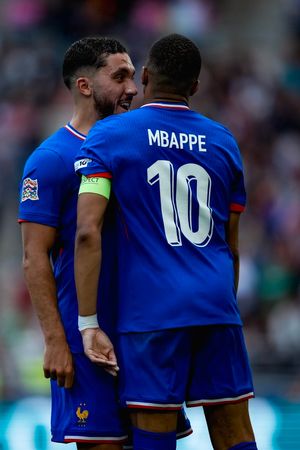 Image post by @equipedefrance on Twitter