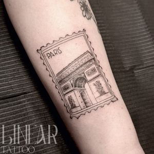 Image post by @christina.lineartattoo on Instagram
