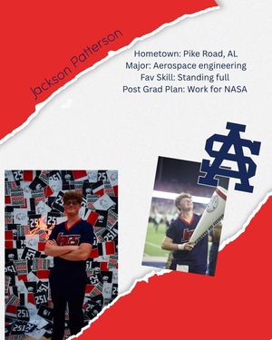 Image post by @southalabama.cheerleading on Facebook