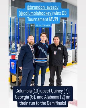 Image post by @columbiahockey on Instagram