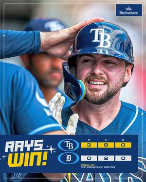 Image post by @RaysBaseball on Twitter