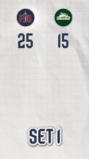 Image post by @FDUKnightsWVB on Twitter