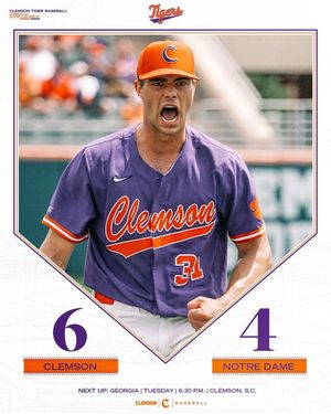 Image post by @clemsonbaseball on Instagram