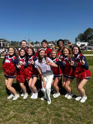 Image post by @southalabama.cheerleading on Facebook