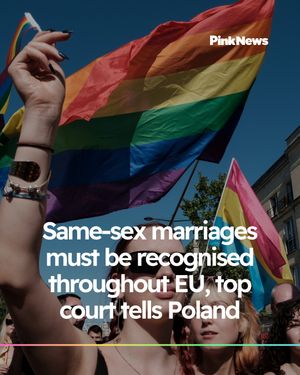 Image post by @pinknews on Instagram