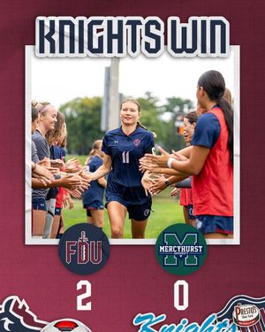 Image post by @FDUKnightsWSOC on Twitter