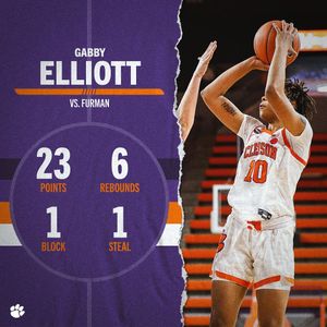 Image post by @clemsonwbb on Instagram