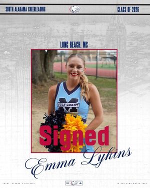 Image post by @southalabama.cheerleading on Facebook