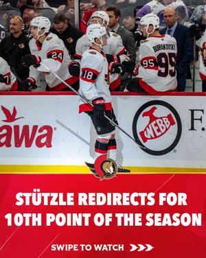 Image post by @senators on Instagram