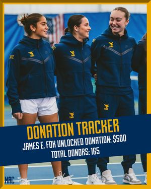 Image post by @wvutennis on Instagram