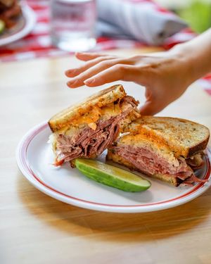 Image post by @allthebestdeli on Instagram