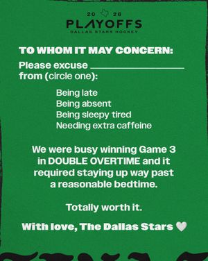 Image post by @dallasstars on Instagram