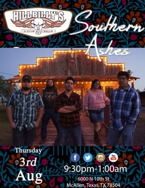 Image post by @SouthernAshesMusic on Facebook
