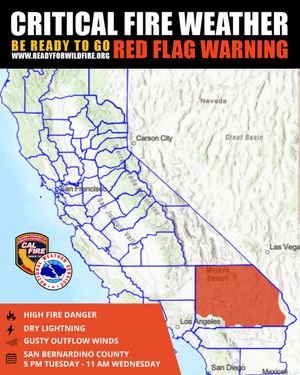 Image post by @calfire on Instagram