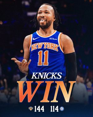 Image post by @nyknicks on Twitter