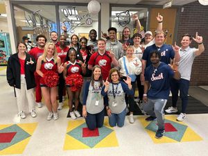 Image post by @southalabama.cheerleading on Facebook