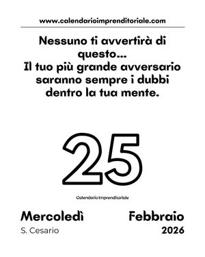 Image post by @calendarioimprenditoriale on Instagram