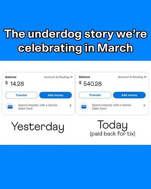 Image post by @venmo on Instagram