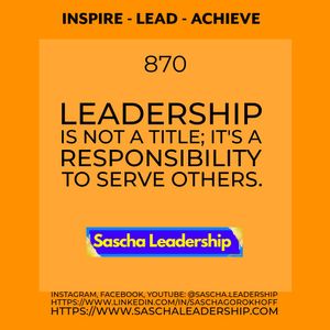 Image post by @sascha.leadership on Instagram