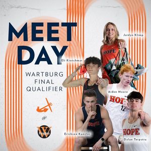 Image post by @hopecollegetrack on Facebook