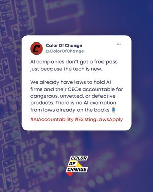 Image post by @colorofchange on Instagram