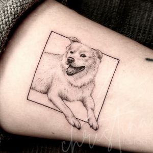 Image post by @christina.lineartattoo on Instagram