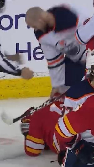 Video post by @hockeyfights on Instagram