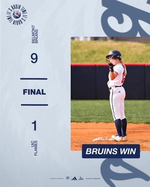 Image post by @BelmontSoftball on Twitter