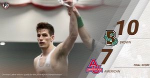 Image post by @BrownU_Wrestle on Twitter