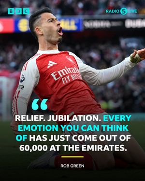 Image post by @5liveSport on Twitter
