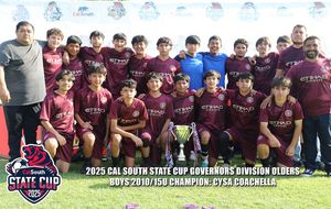 Image post by @calsouthsoccer on Instagram