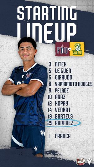Image post by @FDUKnightsMSOC on Twitter