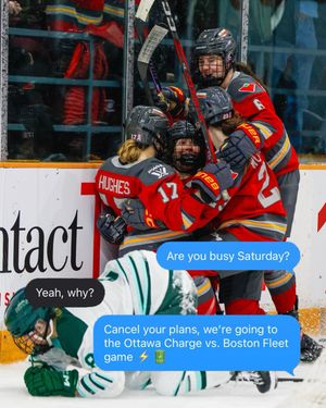 Image post by @pwhl_charge on Instagram