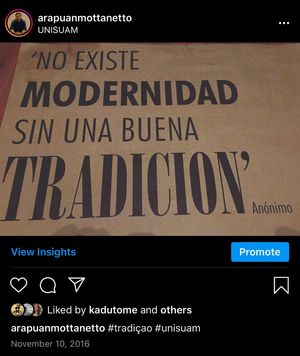 Image post by @arapuanmotta on Instagram